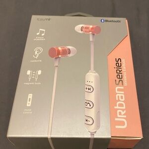 Tzuni Urban Series Wireless Earbuds - Rose Gold